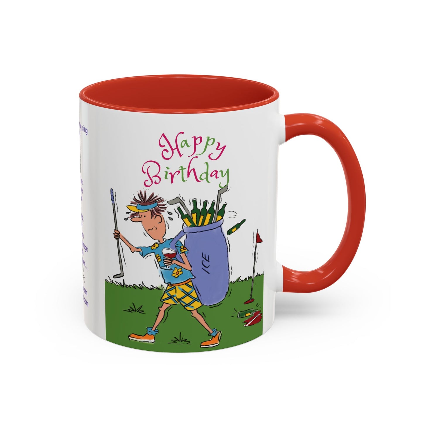Funny Gifts Under £15 Funny Mug Dads Birthday Mug Coffee Mug Funny Birthday Golf lover Mug Handmade Birthday Lover Mug White Ceramic Coffee Beer Mug accent Coffee Mug (11, 15oz)