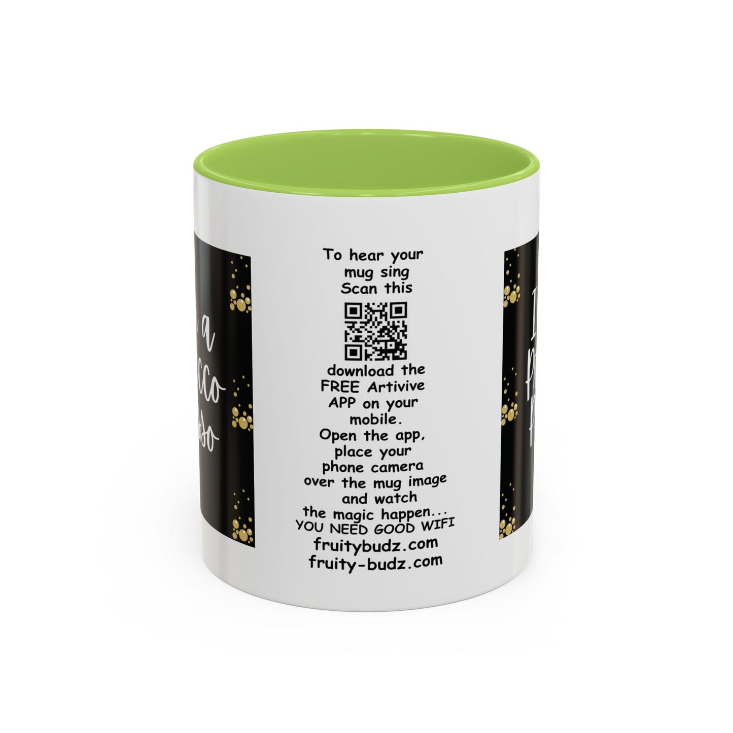 Talking Funny Mug Funny Prosecco Picasso Lover Mug Limerick Girlie Mug Funny Animating Mug Handmade Ceramic Coffee Mug girl Christmas gift accent Coffee Mug (11, 15oz)