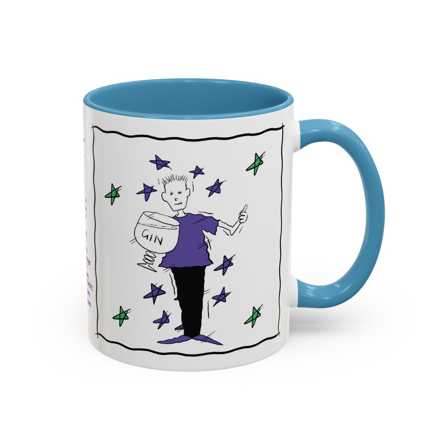 Rhyming Gin Mug Funny Gin Lover Mug Gin Tonic Mug Limerick Coffee Mug rhyming Mug Gin Coffee Lover Mug Unique Gin Mug Funny Christmas Mug Accent Coffee Mug (11, 15oz)