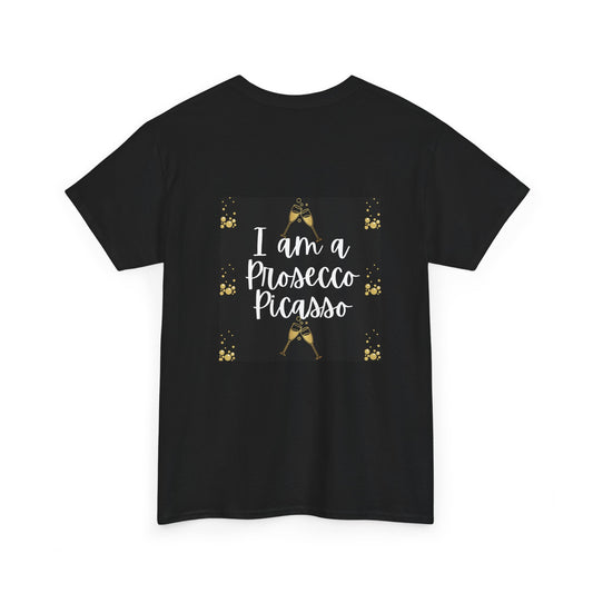 Prosecco Picasso  Party T-shirt – Unleash Your Inner Artist!