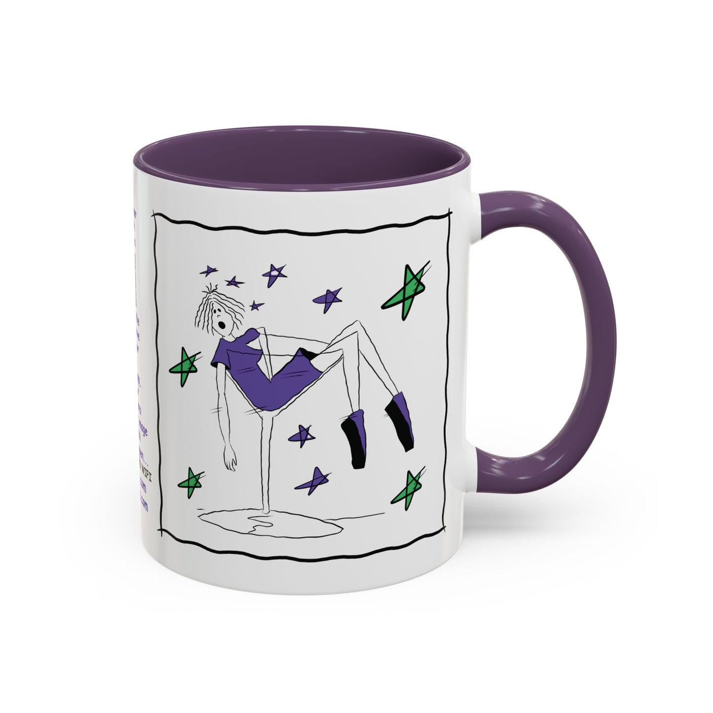 Talking Animated Funny Wine Mug Red Wine Lover Mug Girl Coffee Mug Handmade Ceramic Coffee Mug White Coffee Mug Christmas gift Limerick mug accent Coffee Mug (11, 15oz)