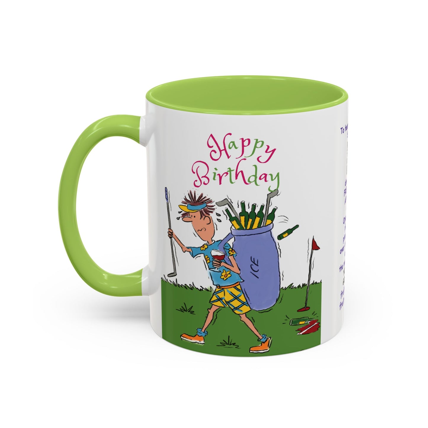 Funny Gifts Under £15 Funny Mug Dads Birthday Mug Coffee Mug Funny Birthday Golf lover Mug Handmade Birthday Lover Mug White Ceramic Coffee Beer Mug accent Coffee Mug (11, 15oz)