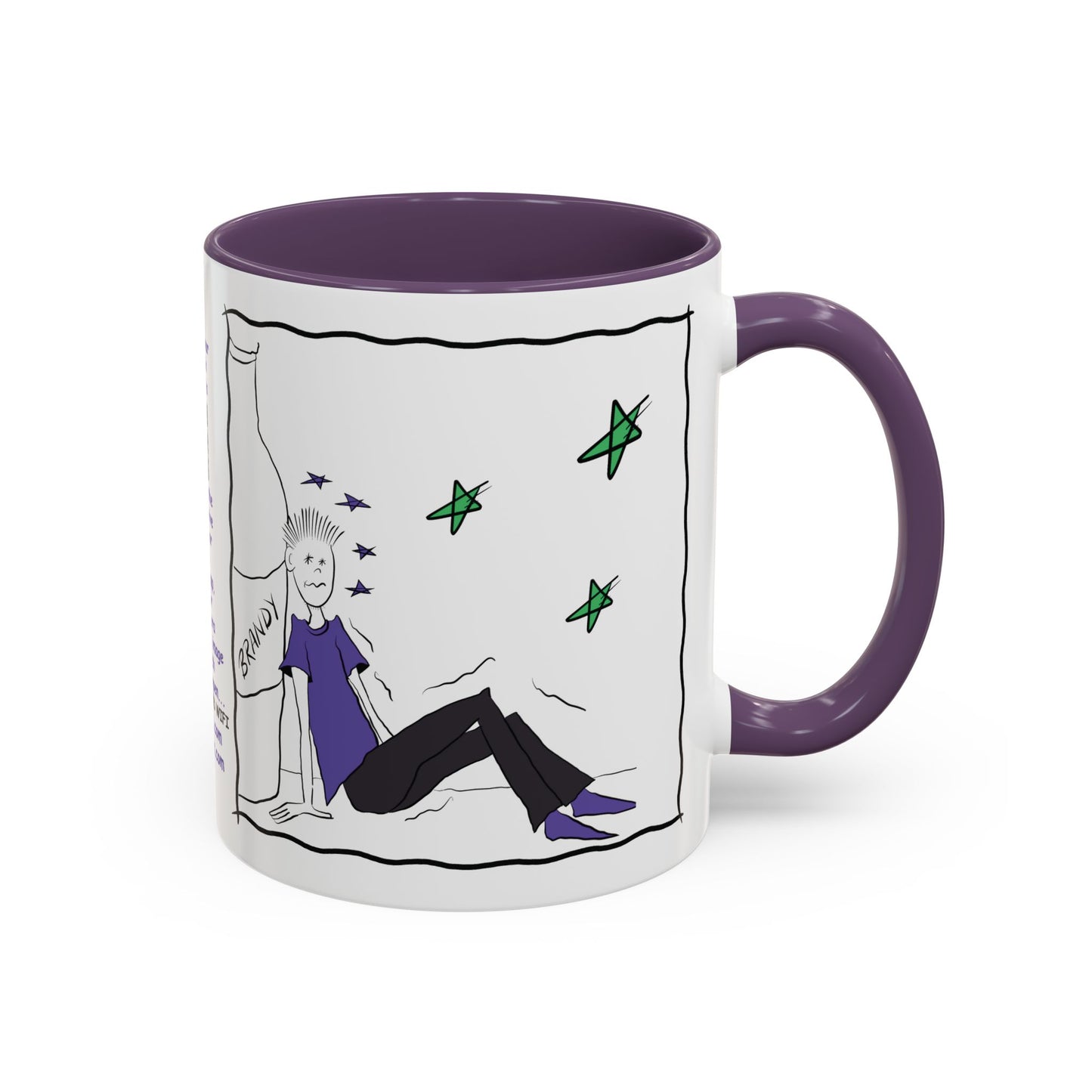 Unique mug Rhyming Talking Birthday mug Brandy Lover Mug Funny Birthday mug  limerick Brandy Mug Christmas Gift Brandy Lover MugCopy of Accent Coffee Mug (11, 15oz)