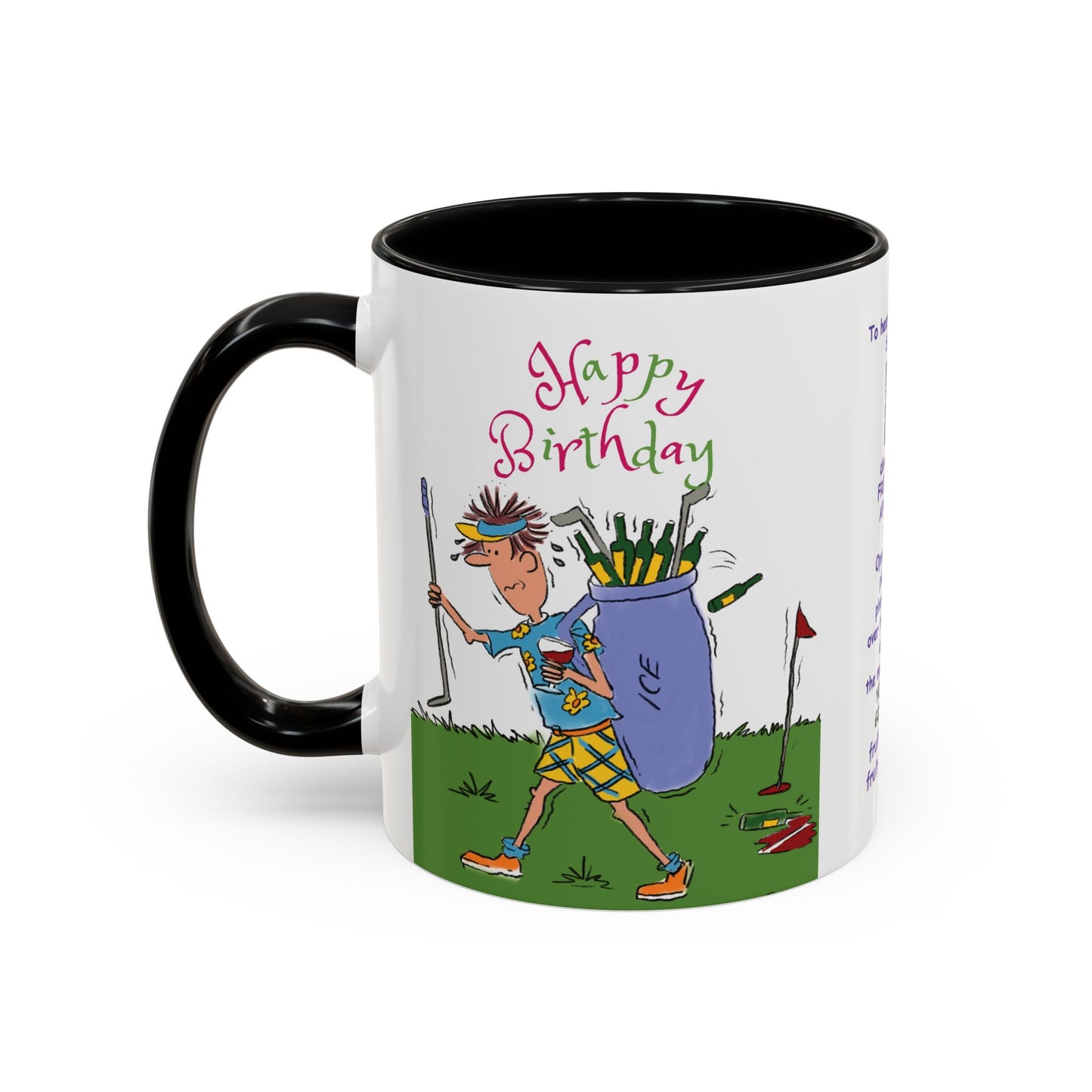 Funny Gifts Under £15 Funny Mug Dads Birthday Mug Coffee Mug Funny Birthday Golf lover Mug Handmade Birthday Lover Mug White Ceramic Coffee Beer Mug accent Coffee Mug (11, 15oz)
