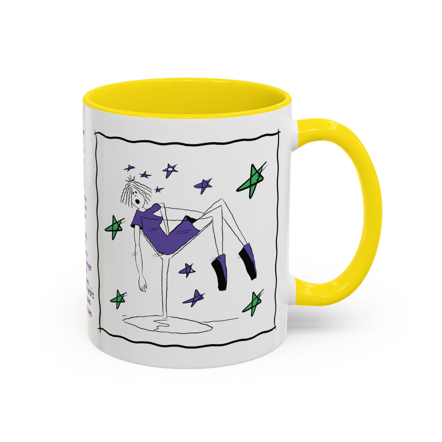 Talking Animated Funny Wine Mug Red Wine Lover Mug Girl Coffee Mug Handmade Ceramic Coffee Mug White Coffee Mug Christmas gift Limerick mug accent Coffee Mug (11, 15oz)