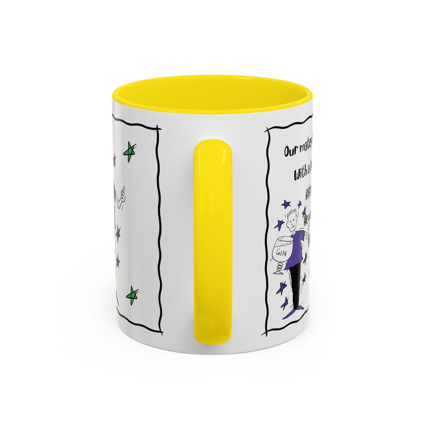 Rhyming Gin Mug Funny Gin Lover Mug Gin Tonic Mug Limerick Coffee Mug rhyming Mug Gin Coffee Lover Mug Unique Gin Mug Funny Christmas Mug Accent Coffee Mug (11, 15oz)