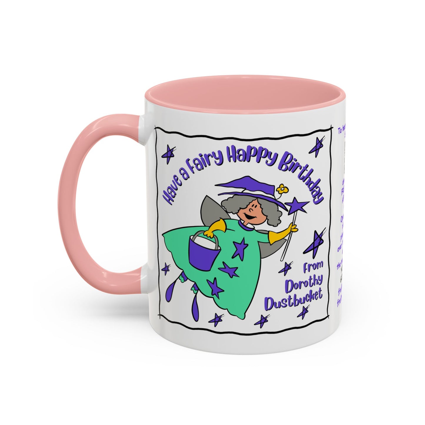 Singing Kids Birthday Mug with Augmented Reality – Dorothy DustBucket Birthday Fairy Mug  Aesthetic White Mug Lover Kids Gift accent Coffee Mug (11, 15oz)